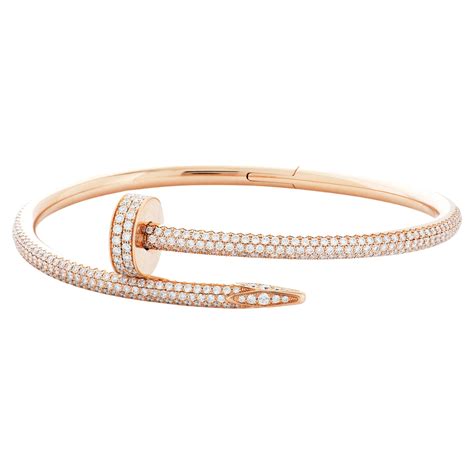 bracelet clou cartier or rose|cartier nail bracelet price list.